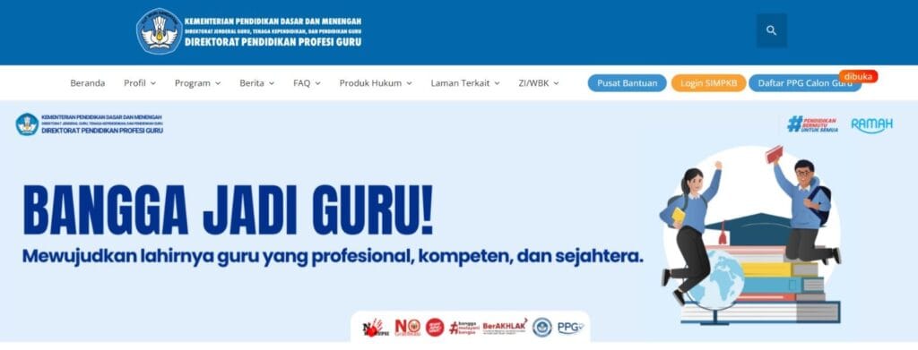 Panduan Pendaftaran Seleksi PPG 2025, Jangan Sampai Salah! 1 link resmi ppg 2025