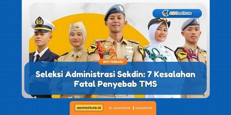 seleksi administrasi sekdin