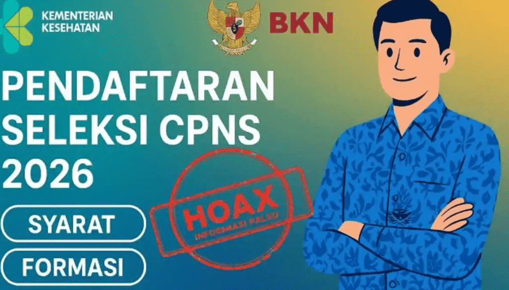 Pendaftaran CPNS 2026: BKN Beri Peringatan Waspada 1 cpns 2026 hoax