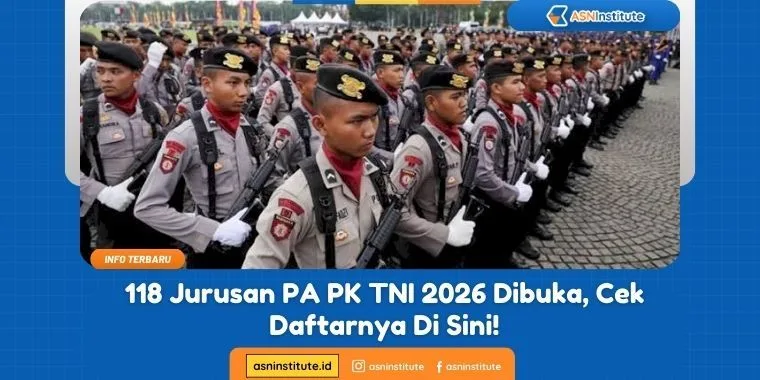 118 Jurusan PA PK TNI 2026 Dibuka, Ini Daftar Lengkapnya! 1 jurusan pa pk tni 2026