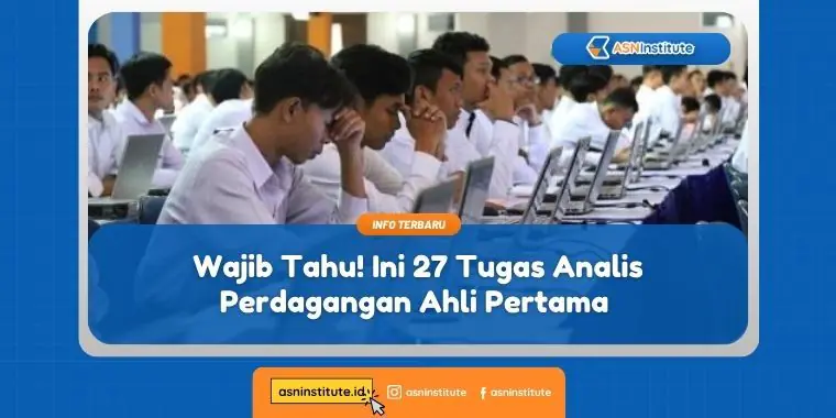 tugas analis perdagangan ahli pertama