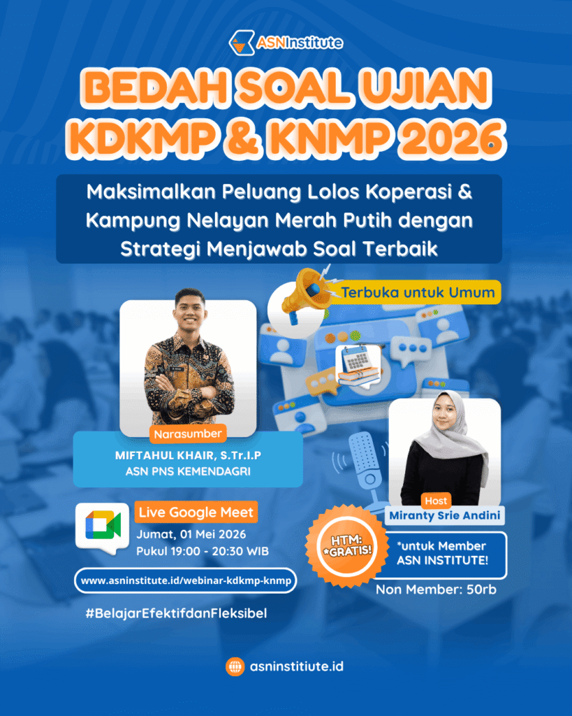 Webinar Persiapan Seleksi KDKMP KNMP