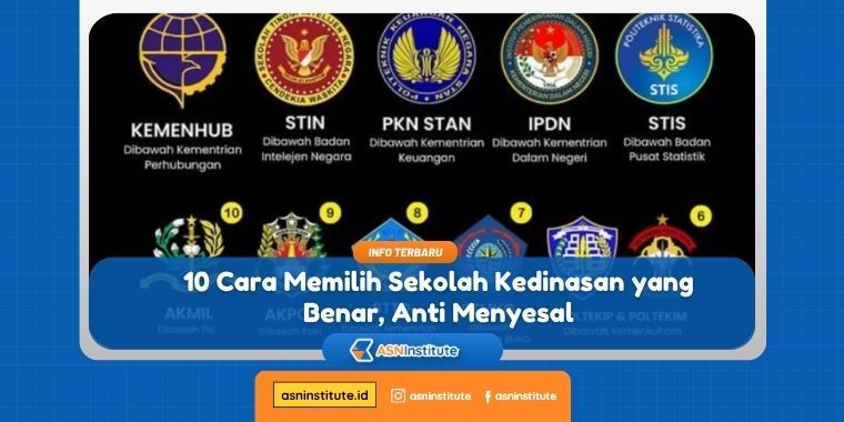 cara memilih sekolah kedinasan yang benar